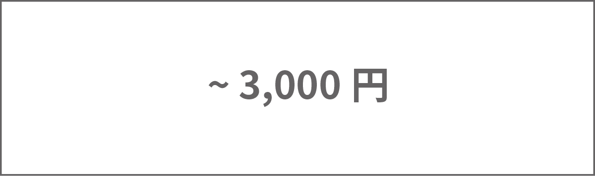 ～3,000円