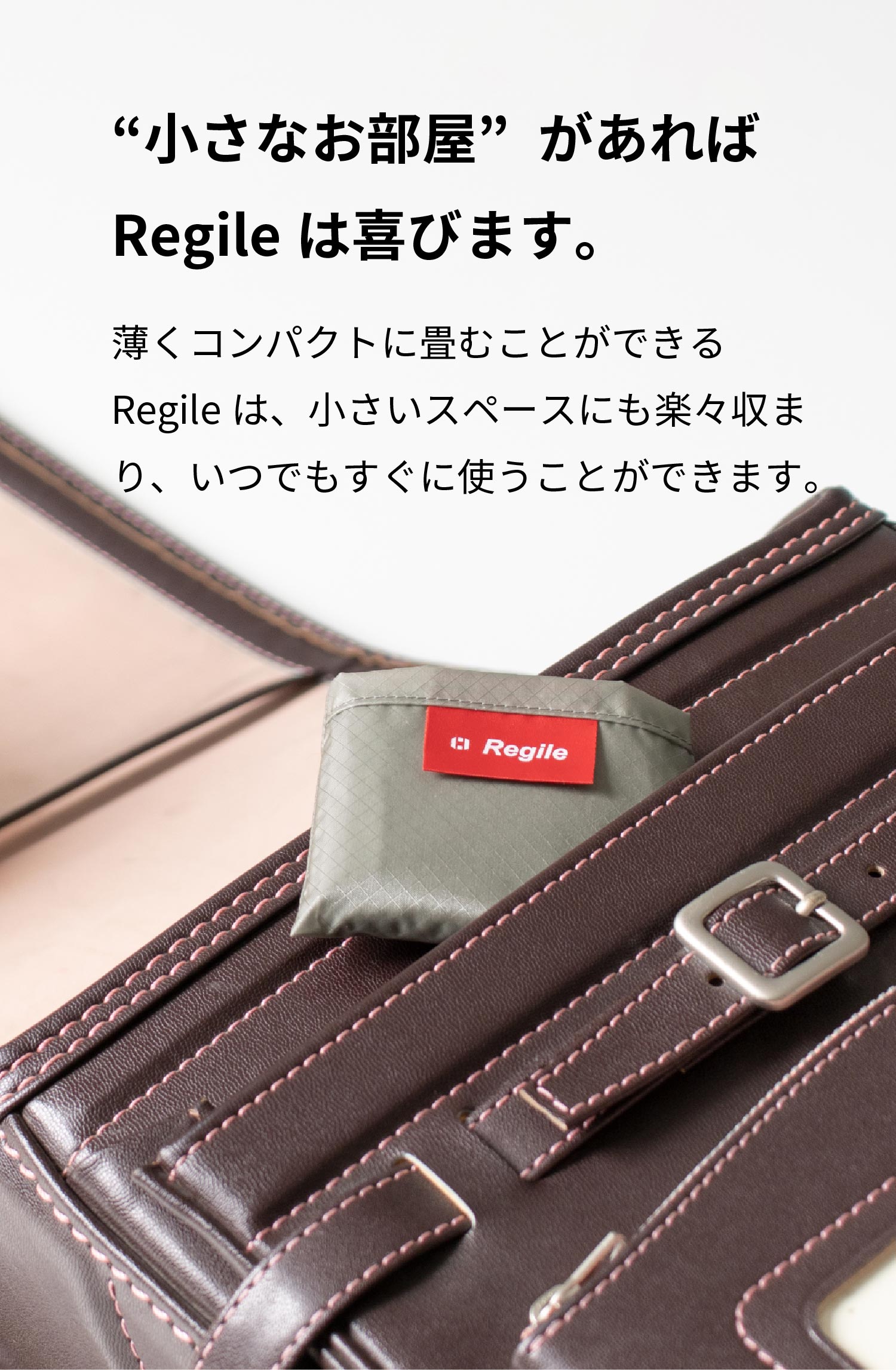 エコバッグ Regile（レジル）Sサイズ 単品 ユニセックス レジ袋 | aso