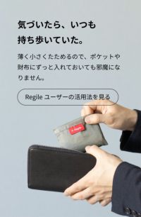 Regile レジル エコバッグ メンズ 日本製 折りたたみ コンビニ 袋 ZE-V168 ポスト投函便送料無料