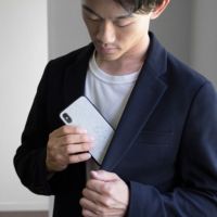 asoboze(アソボーゼ) iPhone ケース XS X 10 天然石 ナチュラルストーン 日本製 アイフォン スマホ カバー FS-J169 ポスト投函便送料無料