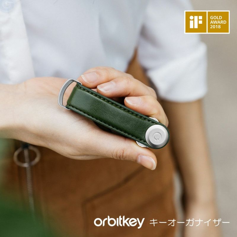 Orbitkey LTHO-2-CCGYキーオーガナイザー メンズ レディース 競売