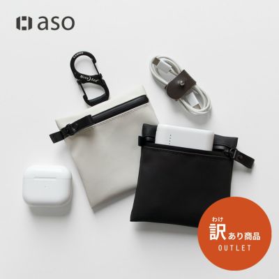 asoboze ブラック ミニマルショルダーバッグ ミニショルダー バッグ +U tr-pu310 | aso(アソ)公式オンライン